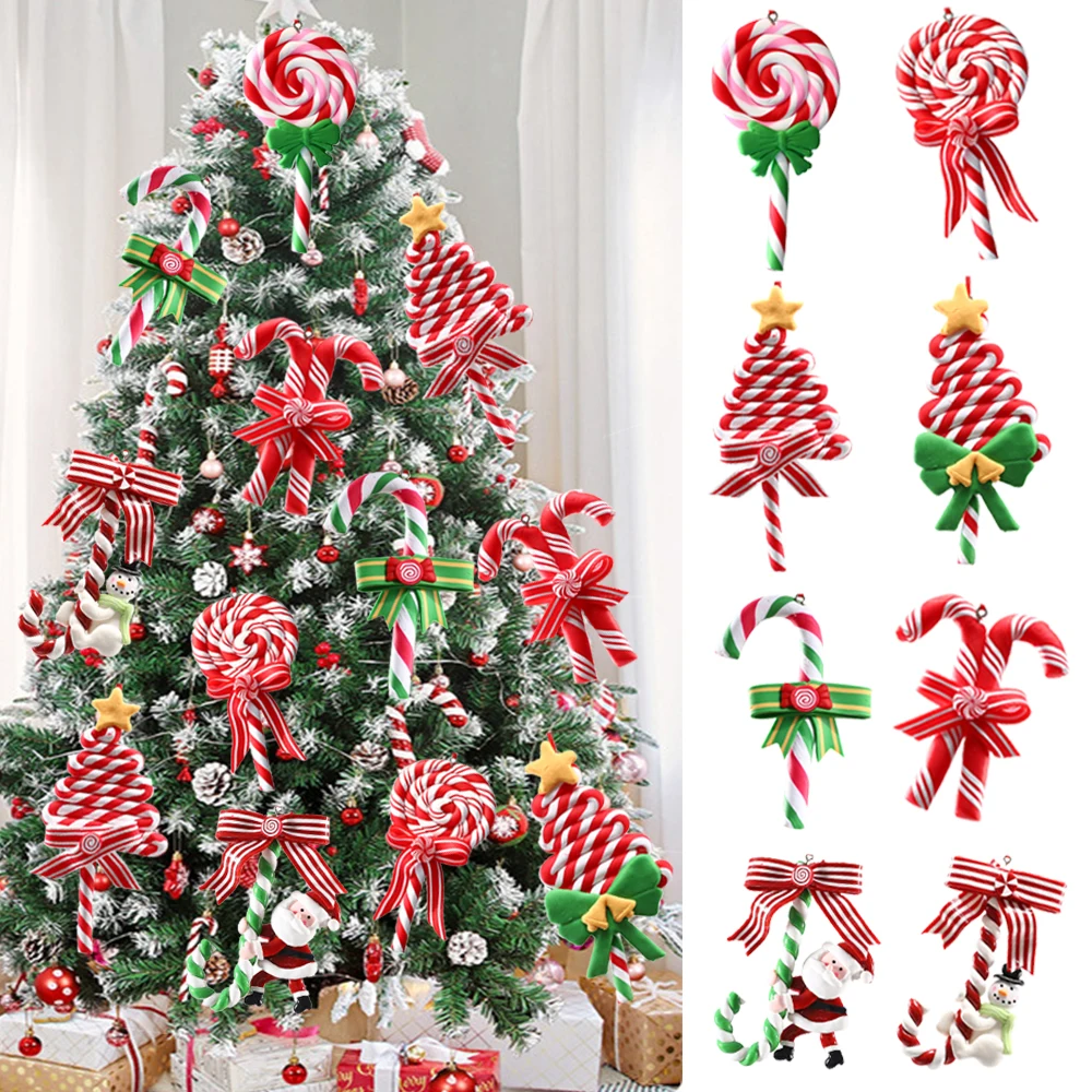 1pcs Christmas Tree Ornament Soft Clay Red White Candy Cane Santa Claus Elk Lollipop Pendant Family New Year Gift Christmas 2023
1pcs Christmas Tree Ornament Soft Clay Red White Candy Cane Santa Claus Elk Lollipop Pendant Family New Year Gift Christmas 2023