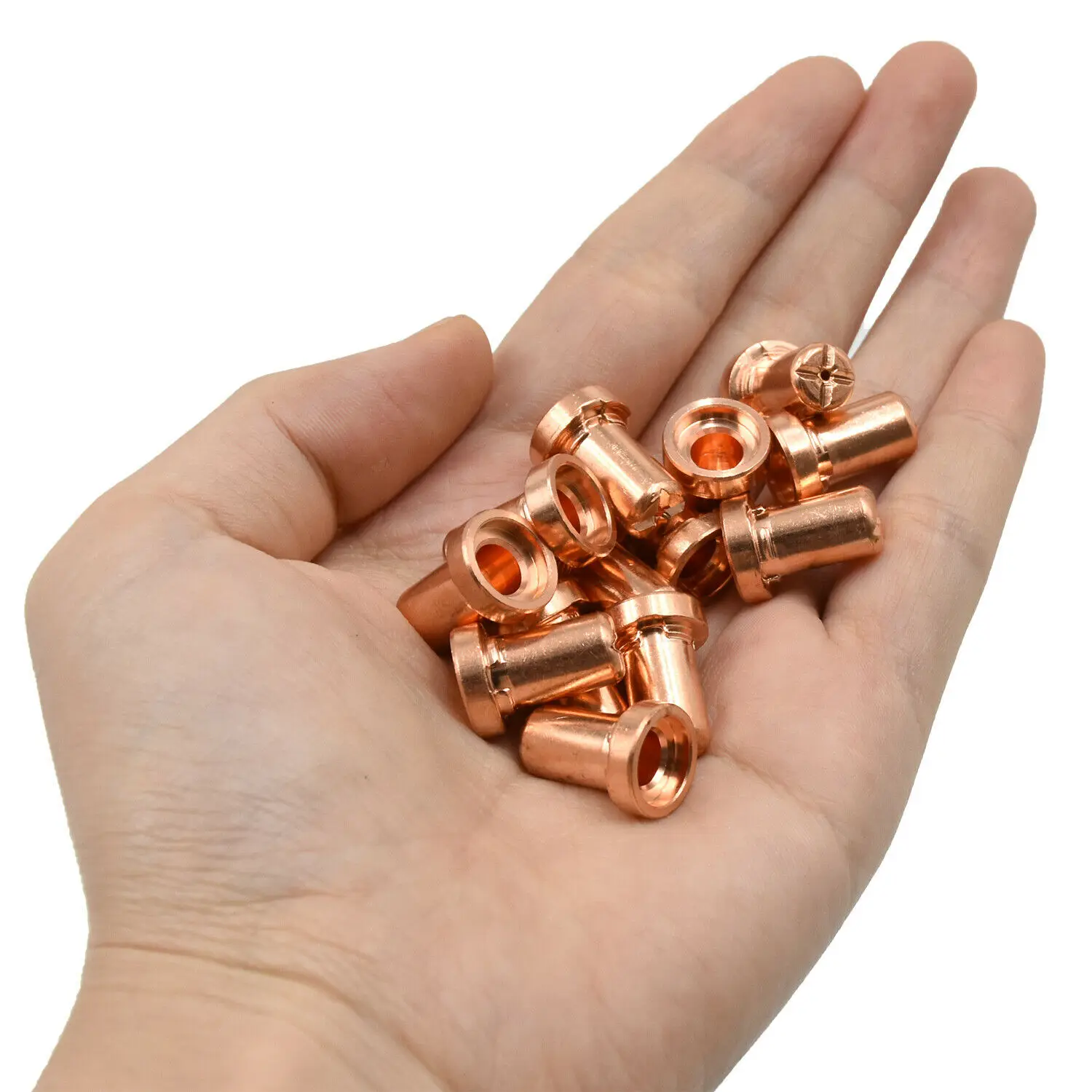 60Pcs Plasma Cutter Nozzle Tips Consumables For LG-40 PT-31 LG-40 PT-31 Cutting Torch CUT40 CUT50 Plasma Cutting Machine Tool
60Pcs Plasma Cutter Nozzle Tips Consumables For LG-40 PT-31 LG-40 PT-31 Cutting Torch CUT40 CUT50 Plasma Cutting Machine Tool