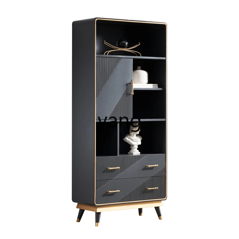 LMM Light Luxury Floor Bookcase Integrated Wall Modern Minimalist Living Room Bookshelf Display Cabinet 
LMM Light Luxury Floor Bookcase Integrated Wall Modern Minimalist Living Room Bookshelf Display Cabinet