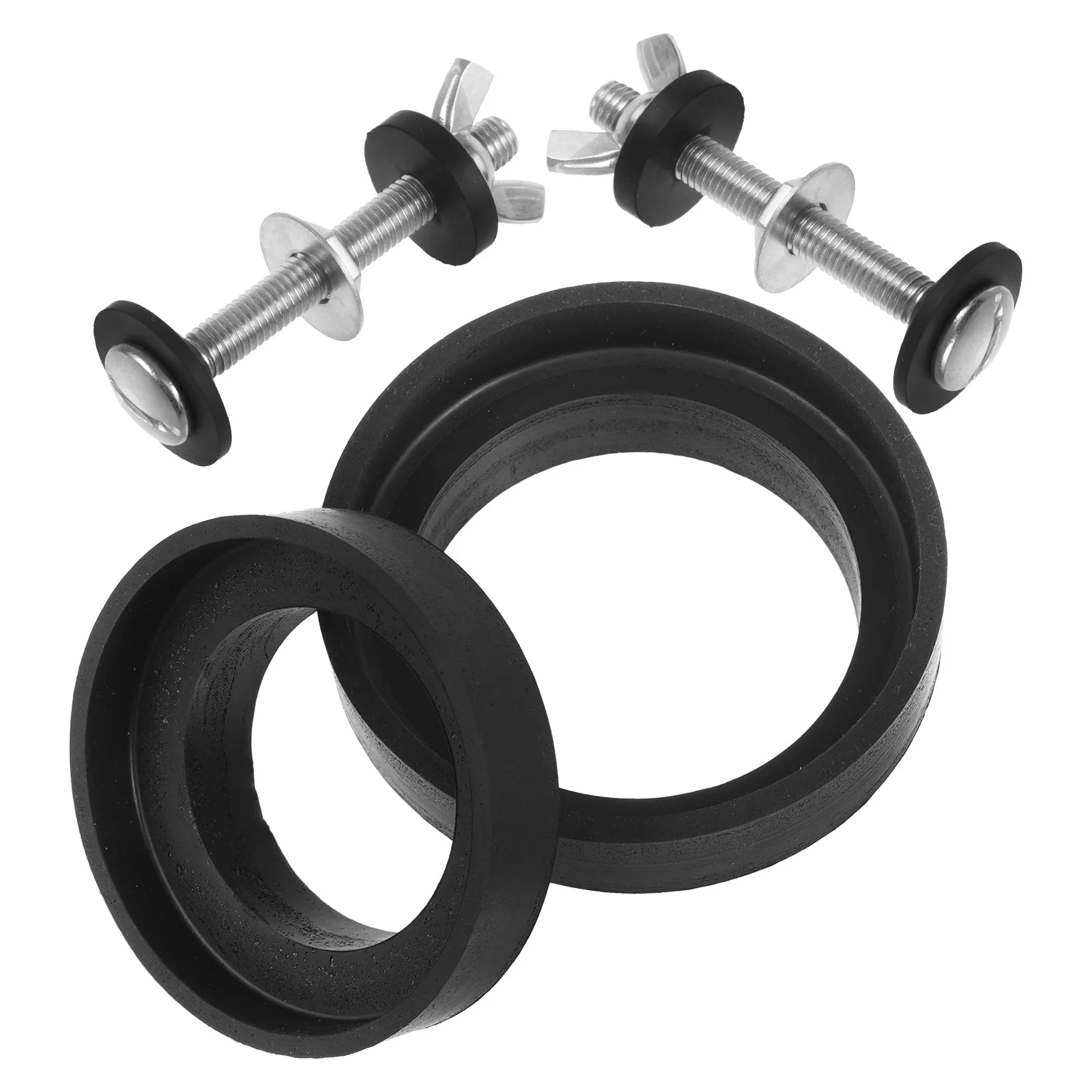 

Toilet Accessories Tank Bolts and Washers Seal Ring Replacement Seat Gasket Rubber Kit