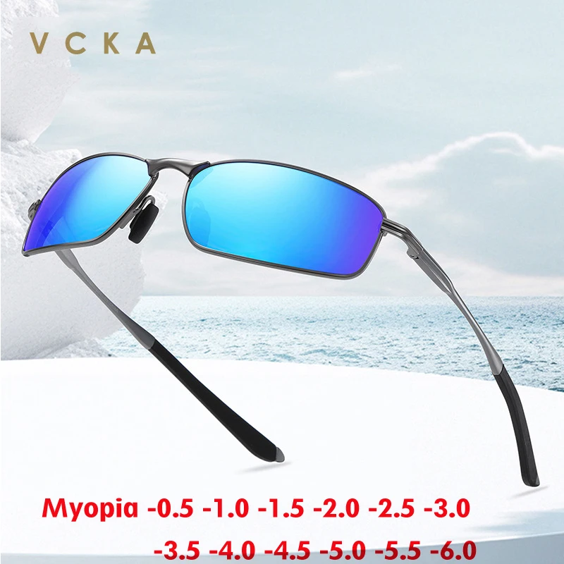 Мужские и женские очки для близорукости VCKA, квадратные поляризационные очки-хамелеоны из сплава, для вождения, с диоптриями от-0,50 до-6,0
Мужские и женские очки для близорукости VCKA, квадратные поляризационные очки-хамелеоны из сплава, для вождения, с диоптриями от-0,50 до-6,0