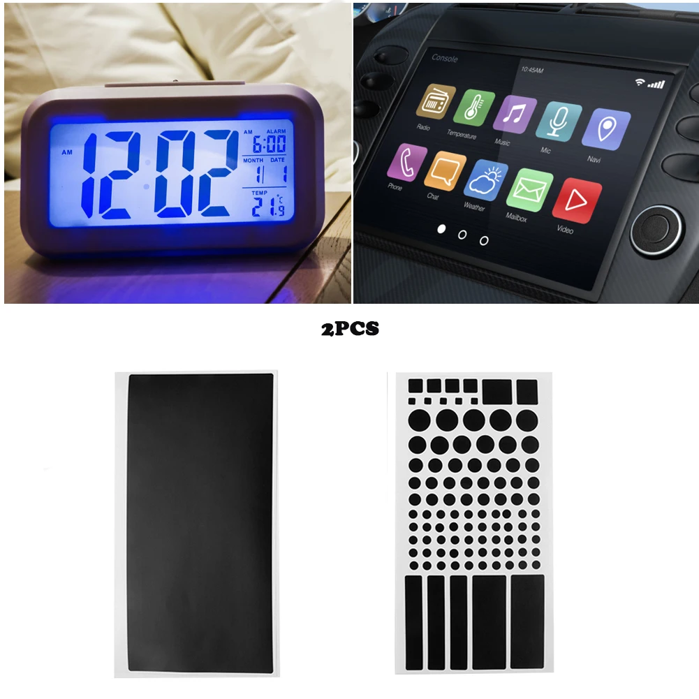 2x Light Dimming Stickers 8x4inch Light Blocking Stickers For Electronics Car Dimmable Light LED Cover Stickers Car Accessories
2x Light Dimming Stickers 8x4inch Light Blocking Stickers For Electronics Car Dimmable Light LED Cover Stickers Car Accessories