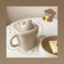 Baby Learn Drink Cup Silicone Solid Color Cute Bear With Handle Cup Snack Cup Anti Fall Easy To Clean Children Accessories New
Baby Learn Drink Cup Silicone Solid Color Cute Bear With Handle Cup Snack Cup Anti Fall Easy To Clean Children Accessories New