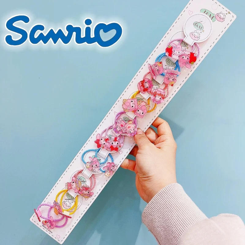 New Sanrio Melody Kuromi Cartoon Hair Ties Hello Kitty Cinnamoroll Pochacco Bangs Clip Girl Birthday Holiday Gifts Decoration
New Sanrio Melody Kuromi Cartoon Hair Ties Hello Kitty Cinnamoroll Pochacco Bangs Clip Girl Birthday Holiday Gifts Decoration