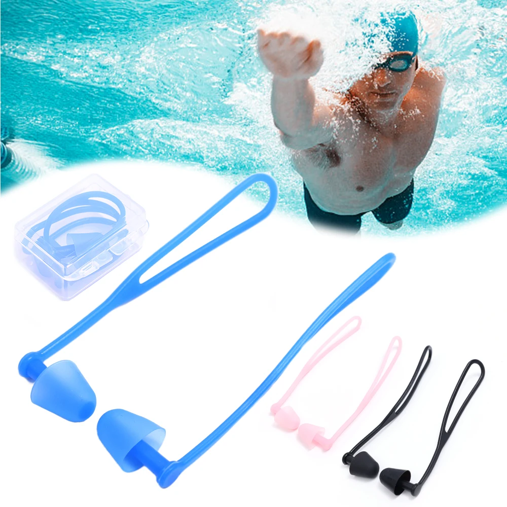 Anti-lost Swimming Earplugs Waterproof Noise Reduction Soft Silicone EarPlugs with Rope for Sleeping Swimming Ears Protection
Anti-lost Swimming Earplugs Waterproof Noise Reduction Soft Silicone EarPlugs with Rope for Sleeping Swimming Ears Protection
