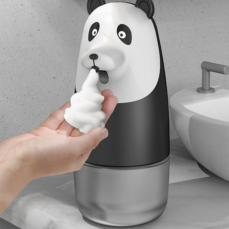 

Automatic Touchless Infrared Soap Wash Sensor Panda Cartoon Liquid Foam Soap Dispenser for Office Home Hotel USB Charge
