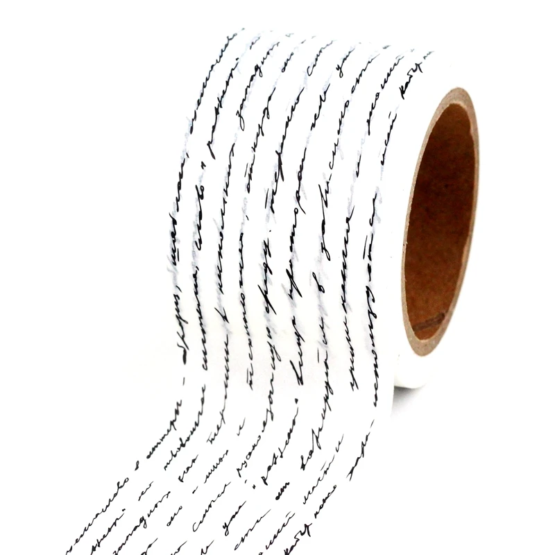 NEW 1X 10M Decorative Vintage Paper Script 30mm Wide Washi Tape for Scrapbooking Planner Adhesive Masking Tape Kawaii Papeleria
NEW 1X 10M Decorative Vintage Paper Script 30mm Wide Washi Tape for Scrapbooking Planner Adhesive Masking Tape Kawaii Papeleria