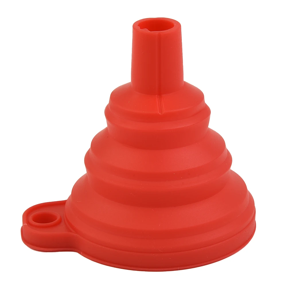 Universal Car Funnel Oil Fuel Petrol Red Silicone Suspended 1 Pcs 7.5cmX8cm Collapsible Diesel Gasoline Durable High Quality New
Universal Car Funnel Oil Fuel Petrol Red Silicone Suspended 1 Pcs 7.5cmX8cm Collapsible Diesel Gasoline Durable High Quality New