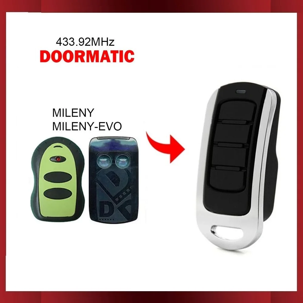 Compatible With DOORMATIC MILENY Remote Control Gate DOORMATIC MILENY Garage Door Remote Control 433MHz 433.92MHz 868MHz
Compatible With DOORMATIC MILENY Remote Control Gate DOORMATIC MILENY Garage Door Remote Control 433MHz 433.92MHz 868MHz