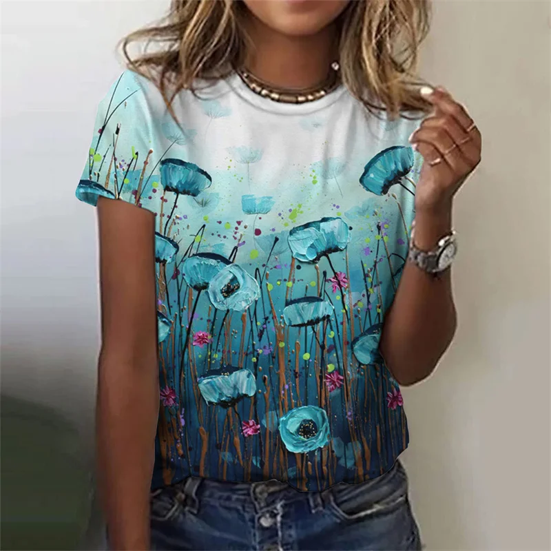 New Harajuku 3D Printing Flower Butterflies T Shirt Floral Graphic T-shirts Women Fashion Tee Shirts Short Sleeves Girl Clothing
New Harajuku 3D Printing Flower Butterflies T Shirt Floral Graphic T-shirts Women Fashion Tee Shirts Short Sleeves Girl Clothing