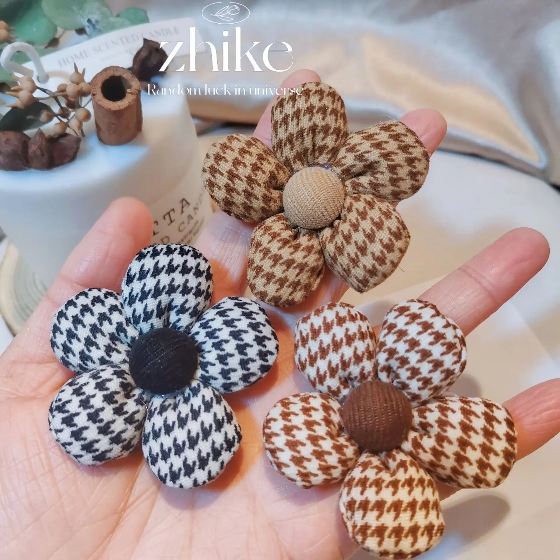 5PCS New fabric small thousand-bird lattice fake cotton flower children's hair accessories baby socks bag clothing mobile phone
5PCS New fabric small thousand-bird lattice fake cotton flower children's hair accessories baby socks bag clothing mobile phone
