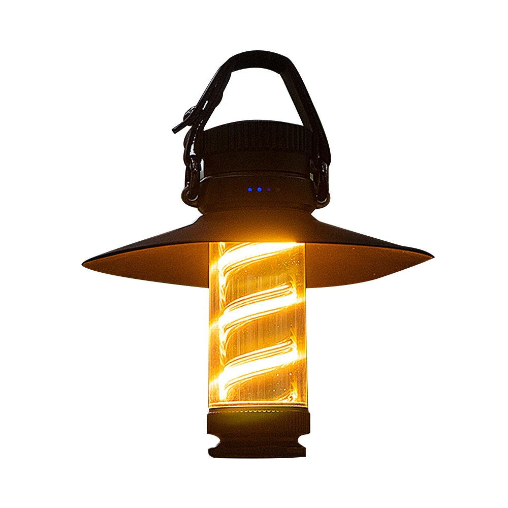 

Наружный беспроводной фонарь для кемпинга, освещение для палатки, USB перезаряжаемая Подвесная лампа с плавным затемнением, фонарик для рыбалки
