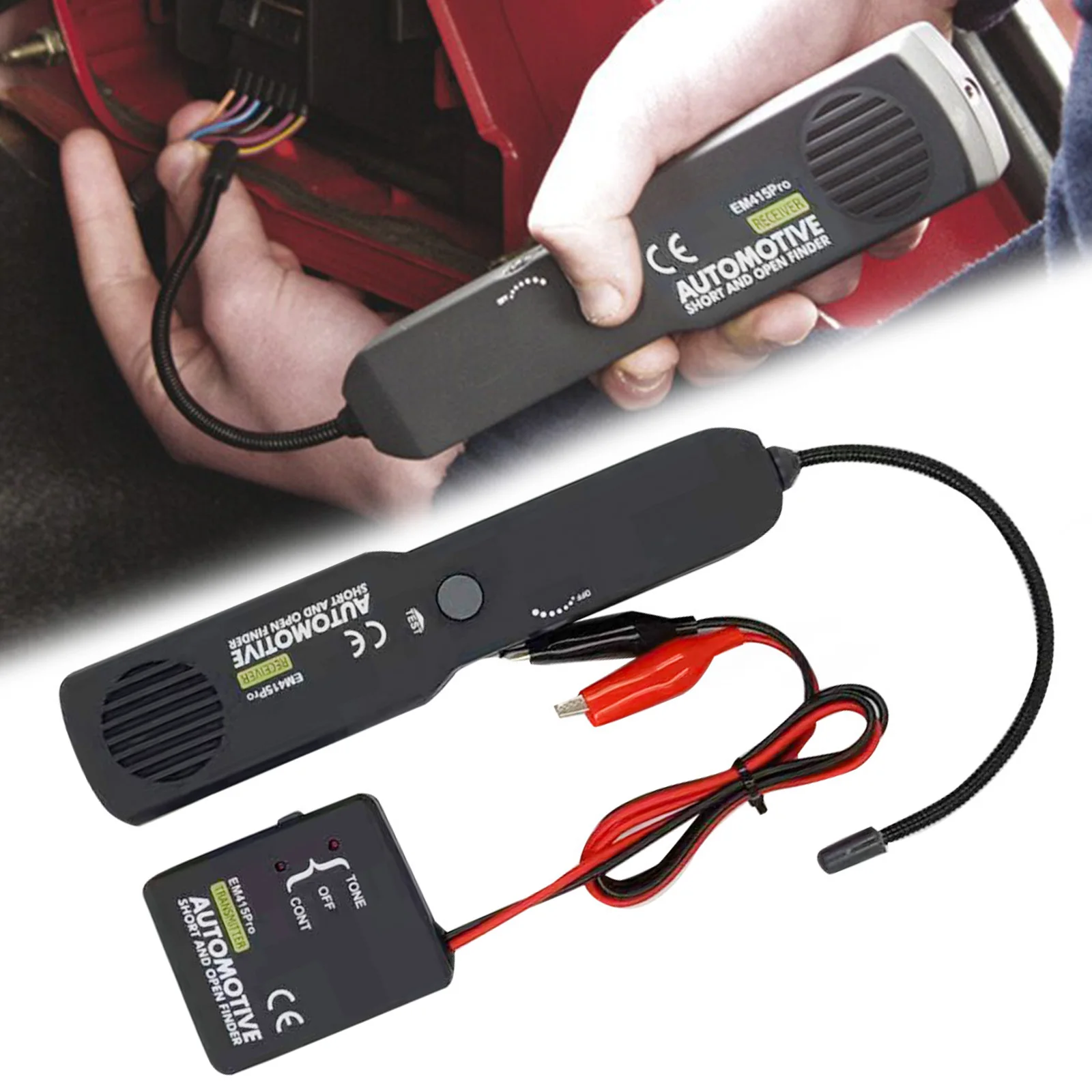 Automotive Wire Short Open Finder Circuit Detector Power Cable Tester Tracer EM415PRO Scanner Diagnostic Tool For Boat SUV Truck
Automotive Wire Short Open Finder Circuit Detector Power Cable Tester Tracer EM415PRO Scanner Diagnostic Tool For Boat SUV Truck