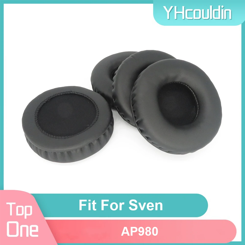 

Earpads For Sven AP980 Headphone Earcushions PU Soft Pads Foam Ear Pads Black