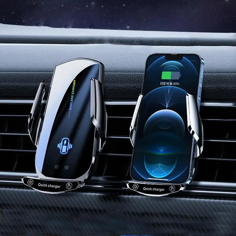 Car Phone Mount Wireless Charger 15W Intelligent Cooling Stable Clamp Air Vent Mobile Holder Rotatable Stand Car Accessories
Car Phone Mount Wireless Charger 15W Intelligent Cooling Stable Clamp Air Vent Mobile Holder Rotatable Stand Car Accessories