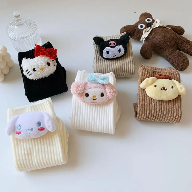 Sanrio Hello Kitty Kawaii Anime Plush Doll Warm Socks My Melody Lovely Cute Cartoon Kuromi Cotton Stocking Lovely Girls Toys
Sanrio Hello Kitty Kawaii Anime Plush Doll Warm Socks My Melody Lovely Cute Cartoon Kuromi Cotton Stocking Lovely Girls Toys
