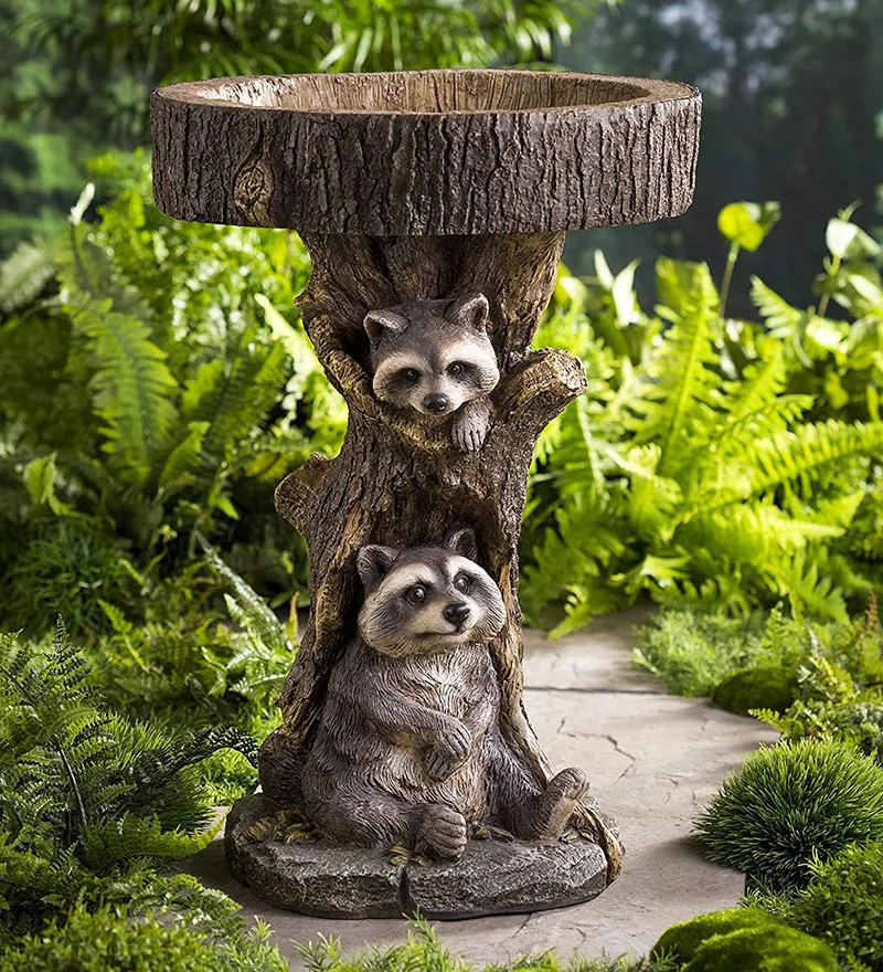 Bird Drinking Water Decoration Garden Decoration Raccoon Resin Decoration Handicrafts Gardening
Bird Drinking Water Decoration Garden Decoration Raccoon Resin Decoration Handicrafts Gardening