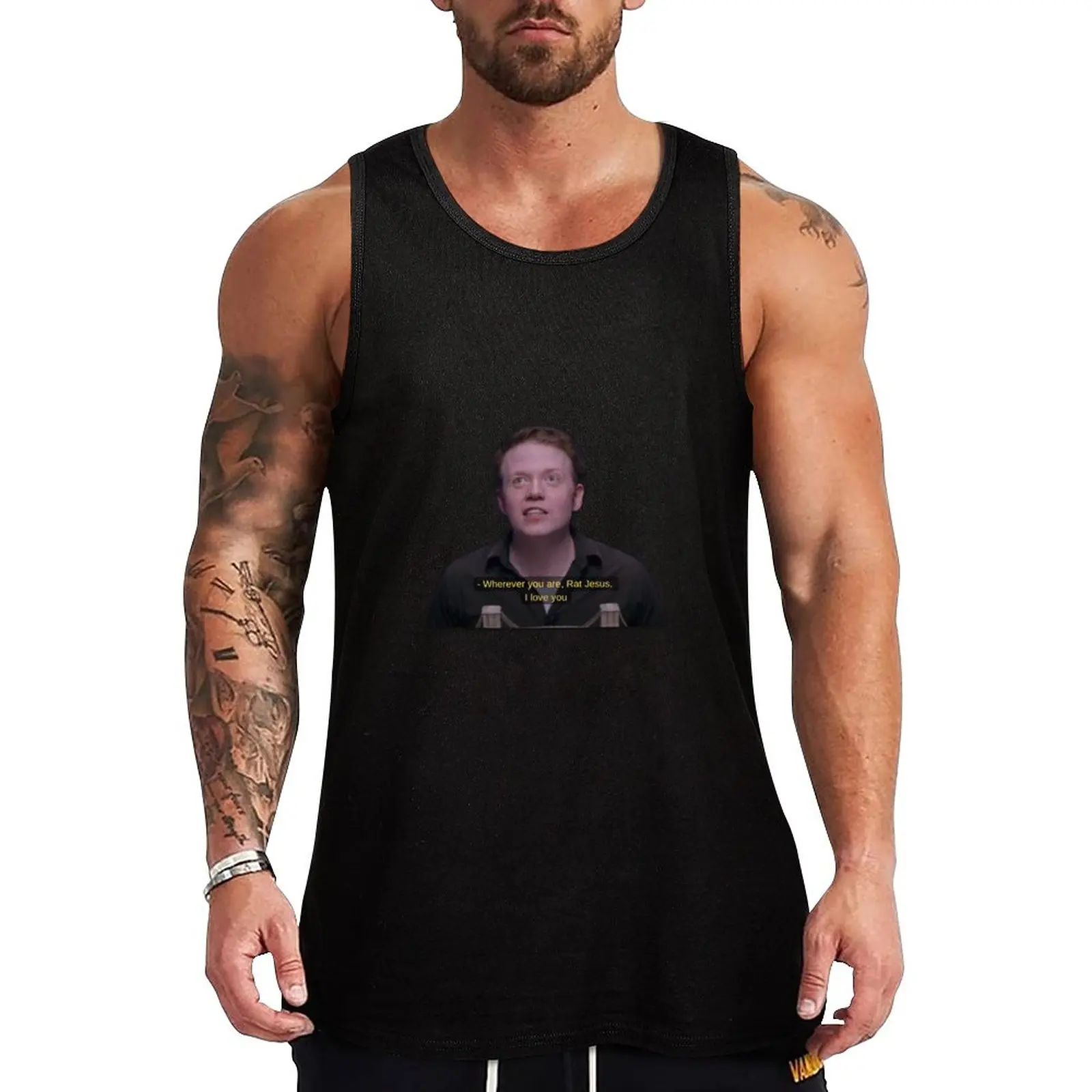 New Wherever you are, Rat Jesus, I love you - Unsleeping City Tank Top T-shirts men clothes for men
New Wherever you are, Rat Jesus, I love you - Unsleeping City Tank Top T-shirts men clothes for men