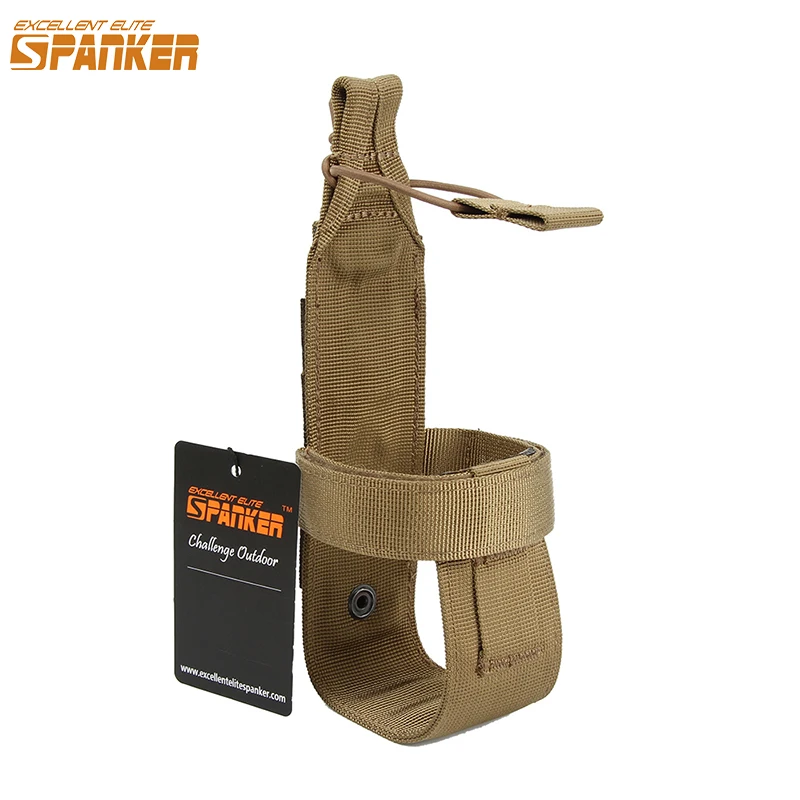 

EXCELLENT ELITE SPANKER Outdoor Tactical Lightweight Bottle Holder Camping Military Hunting Carrier Bracket Sports Kettle Bags