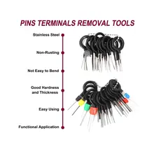 29-76 Pcs Terminal Removal Tool Kit, Terminal Ejector Kit for Car, Pin Extractor Tool Set Release Electrical Wire Connector
29-76 Pcs Terminal Removal Tool Kit, Terminal Ejector Kit for Car, Pin Extractor Tool Set Release Electrical Wire Connector