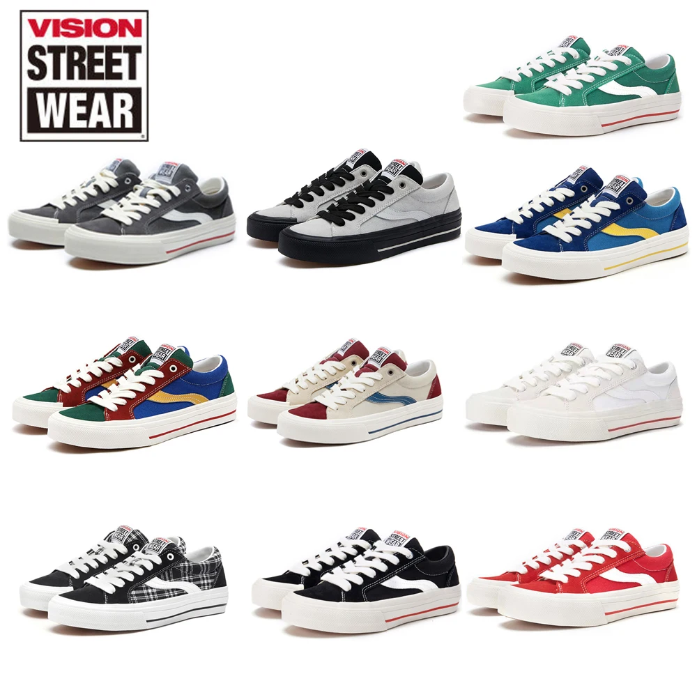 Vision Street Wear Original Low-top Suede Canvas Shoes For Men And Women Casual Shoes Canvas Shoes Street Sports Shoes
Vision Street Wear Original Low-top Suede Canvas Shoes For Men And Women Casual Shoes Canvas Shoes Street Sports Shoes