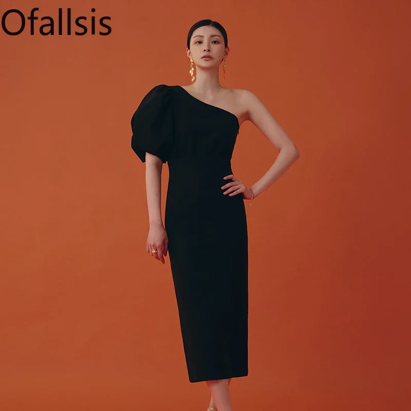 Женское облегающее платье с рукавами-фонариками Ofallsis, длинное корейское платье с разрезом на бедрах, лето 2023
Женское облегающее платье с рукавами-фонариками Ofallsis, длинное корейское платье с разрезом на бедрах, лето 2023