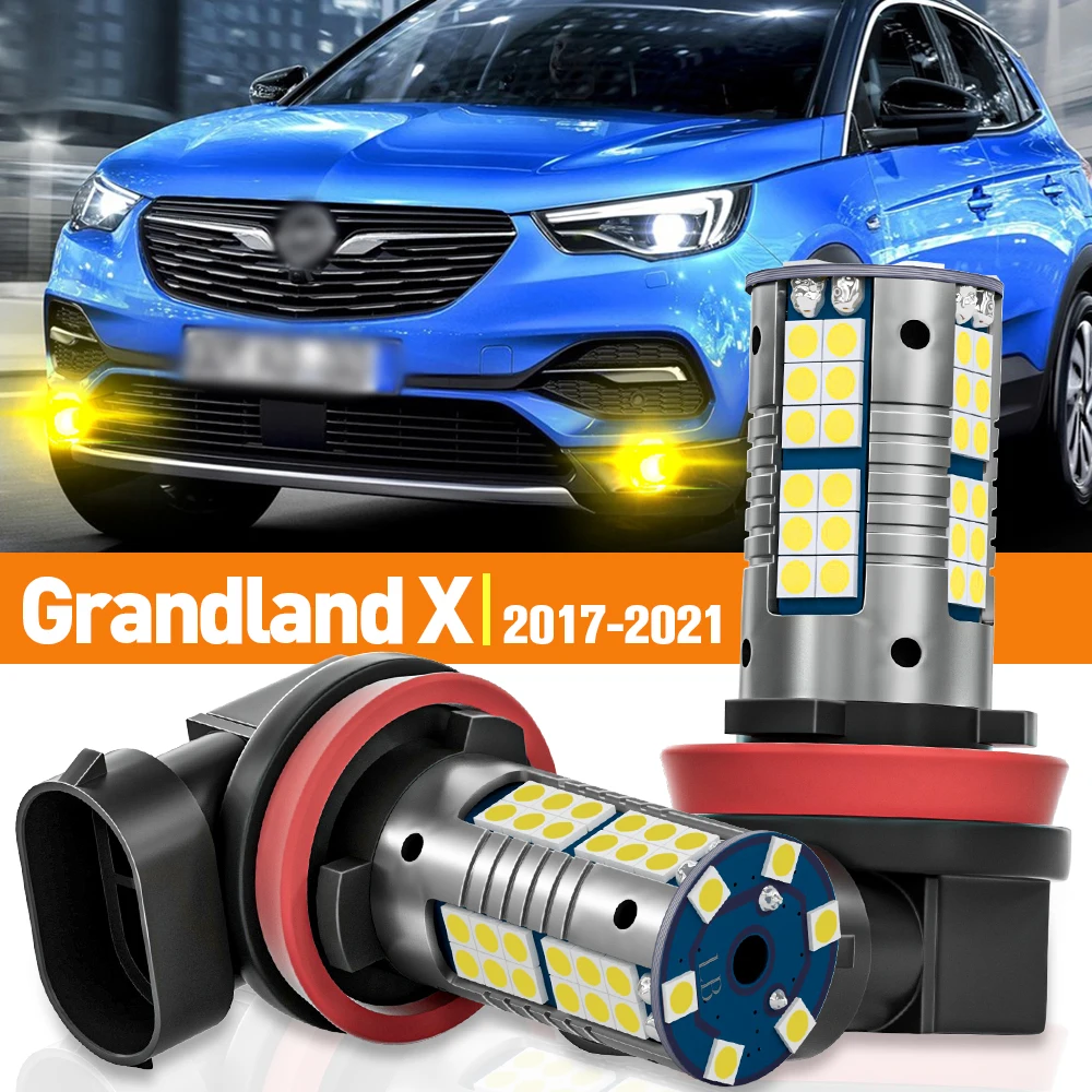 2pcs LED Fog Light For Opel Grandland X 2017 2018 2019 2020 2021 Accessories Canbus Lamp
2pcs LED Fog Light For Opel Grandland X 2017 2018 2019 2020 2021 Accessories Canbus Lamp