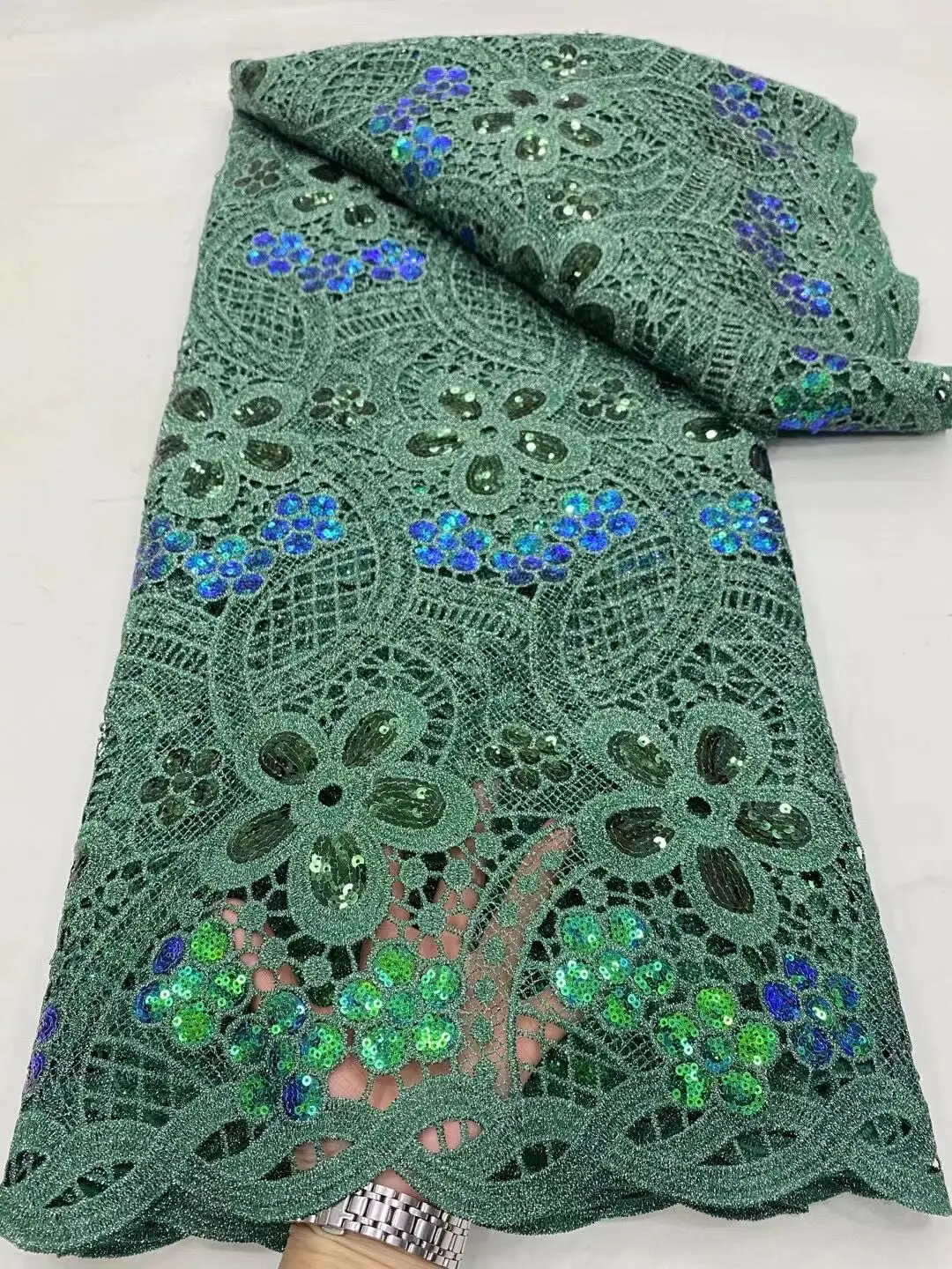 2024 African Lace Sequin Fabric For Women,Embroidery,Water Soluble,Evening Dresses,Black,Tulle,Cotton Fabric In The Meter,5Yards
2024 African Lace Sequin Fabric For Women,Embroidery,Water Soluble,Evening Dresses,Black,Tulle,Cotton Fabric In The Meter,5Yards