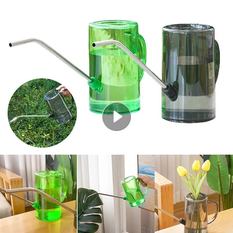 Stainless Steel Long Spout Watering Can Household Transparent Watering Bottle Large Capacity Garden Plant Flower Watering Tools
Stainless Steel Long Spout Watering Can Household Transparent Watering Bottle Large Capacity Garden Plant Flower Watering Tools