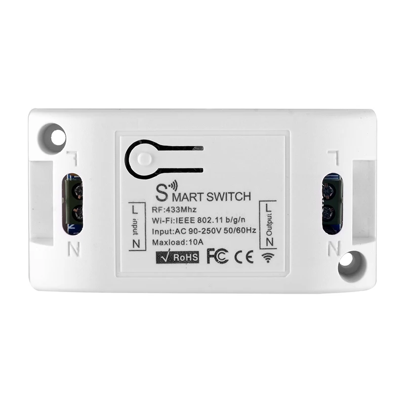 Радиочастотный Приемник 433 220 В, умный дом, Wi-Fi, беспроводное устройство, переключатель Smart Life/приложения Tuya, работает с
Радиочастотный Приемник 433 220 В, умный дом, Wi-Fi, беспроводное устройство, переключатель Smart Life/приложения Tuya, работает с