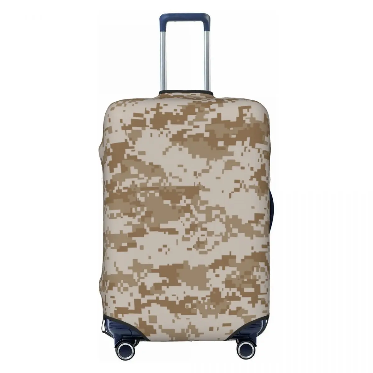 

Custom Digital Desert Camo Luggage Cover Funny Military Army Camouflage Suitcase Protector Covers Suit For 18-32 inch