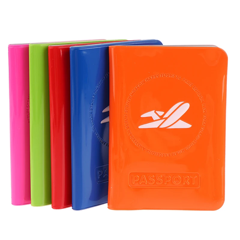 

Travel Accessories Airplane Waterproof Passport Holder Multifunctional Travel Storage Bag For PVC Travel Passport Holder