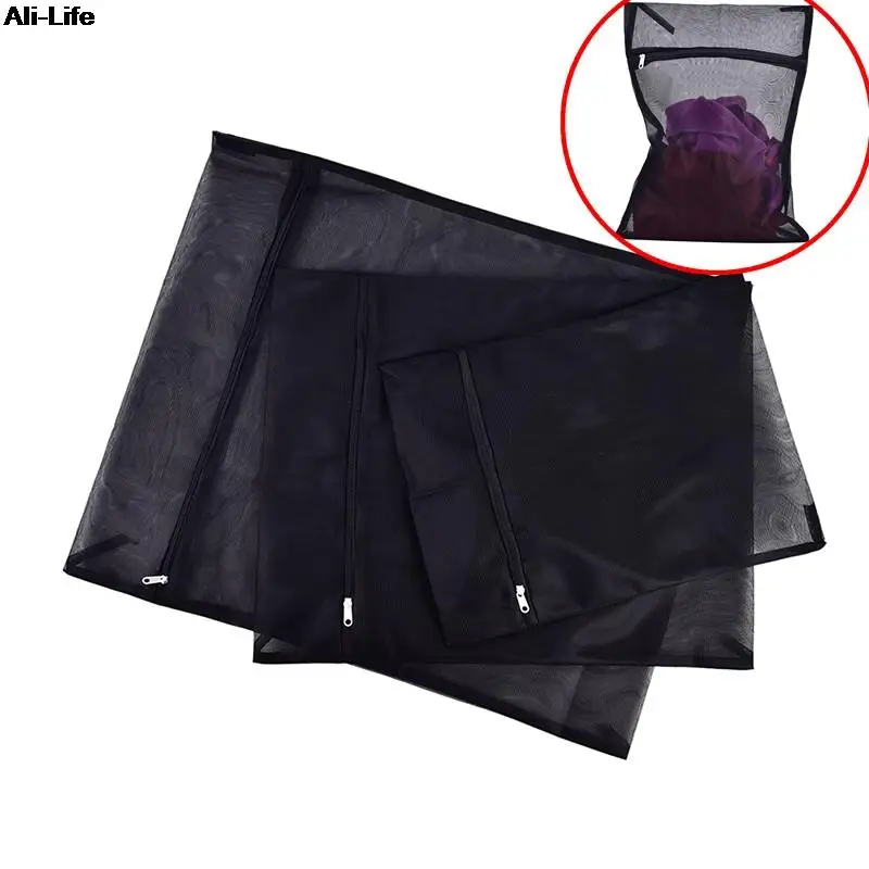 1pc Black Clothes Washing Machine Laundry Bag With Zipper Nylon Mesh Net Bra Cleaning Washing Bag
1pc Black Clothes Washing Machine Laundry Bag With Zipper Nylon Mesh Net Bra Cleaning Washing Bag