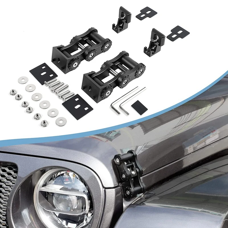 JL Hood Latches, Aluminum Hood Catch Lock Latch Kit For 2018-2022 Jeep Wrangler JL Gladiator JT Accessories, 2PCS Black
JL Hood Latches, Aluminum Hood Catch Lock Latch Kit For 2018-2022 Jeep Wrangler JL Gladiator JT Accessories, 2PCS Black