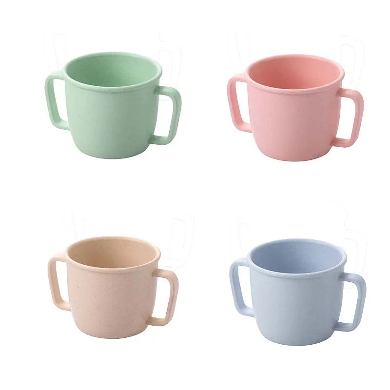 Baby Training Cup Wheat Straw Environmental Water Cup Children Breakfast Eco-Friendly Double Handle Milk Drink Cup
Baby Training Cup Wheat Straw Environmental Water Cup Children Breakfast Eco-Friendly Double Handle Milk Drink Cup