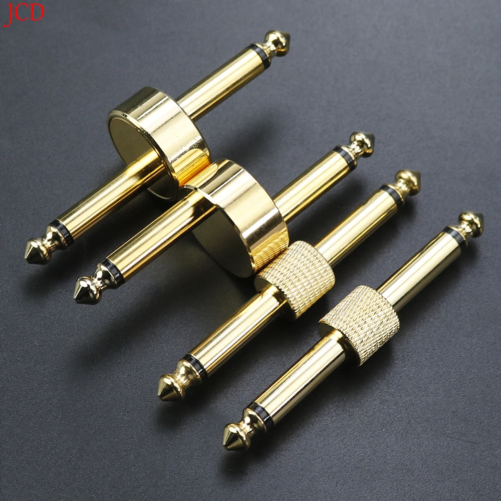 Guitar Effect Pedal Convert Connector JACK-JACK Plug Metal Solder Adapter Plug Patch Connect 6.35 to 6.35 Gold Connector
Guitar Effect Pedal Convert Connector JACK-JACK Plug Metal Solder Adapter Plug Patch Connect 6.35 to 6.35 Gold Connector