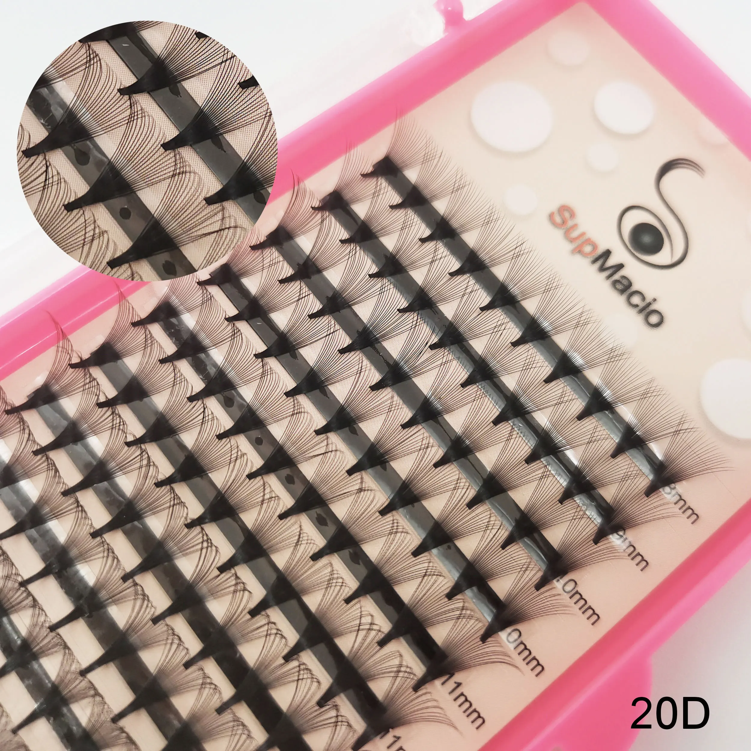 20D Premade Volume Fans Flat Base 0.05mm 8-15 Mix C/D Curl Bouquet Premade Russian Volume Eyelashes Extension
20D Premade Volume Fans Flat Base 0.05mm 8-15 Mix C/D Curl Bouquet Premade Russian Volume Eyelashes Extension