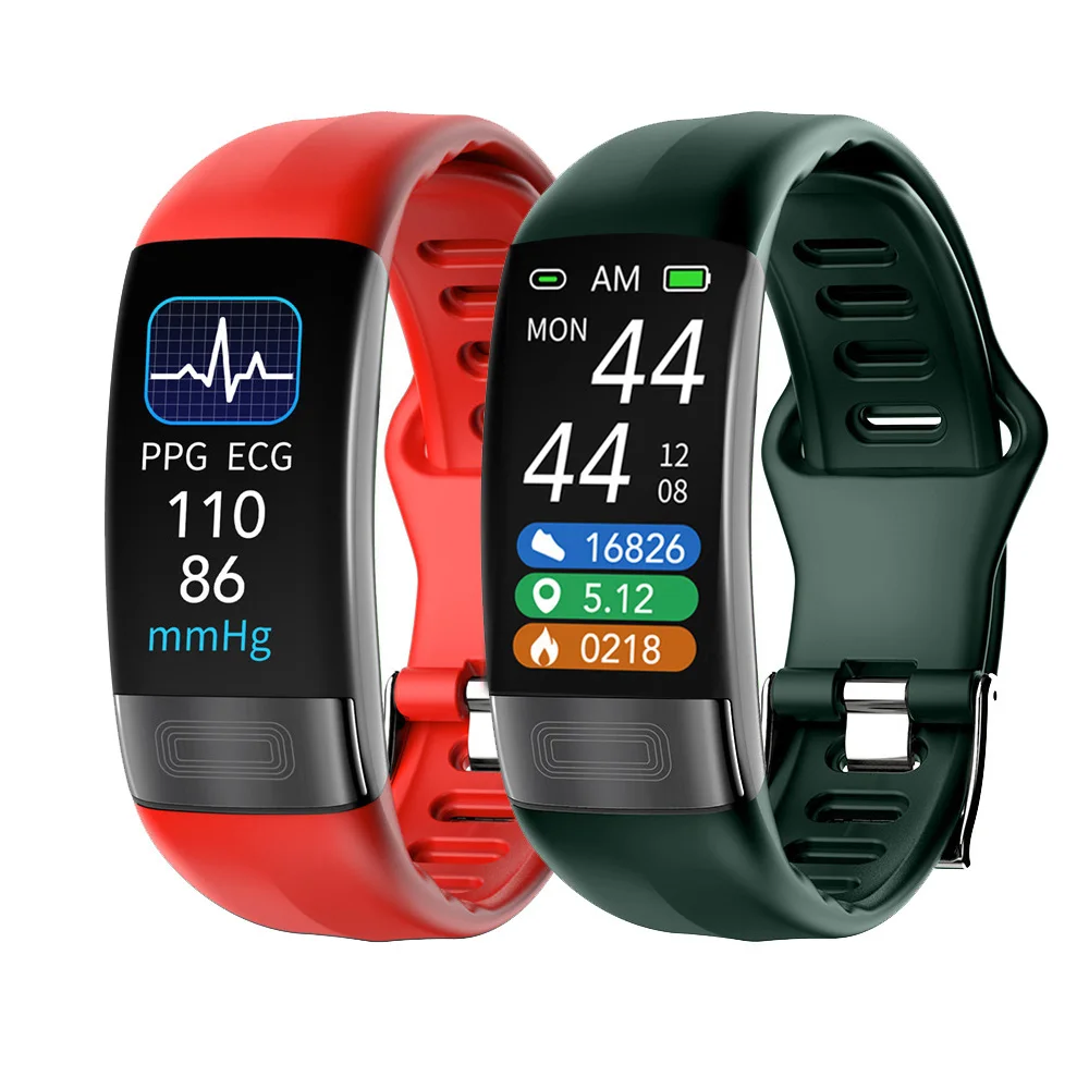 Смарт-браслет с ЭКГ + ППГ для измерения температуры тела, артериального давления, водонепроницаемые фитнес-трекеры с шагомером, спортивный смарт-браслет 
Смарт-браслет с ЭКГ + ППГ для измерения температуры тела, артериального давления, водонепроницаемые фитнес-трекеры с шагомером, спортивный смарт-браслет