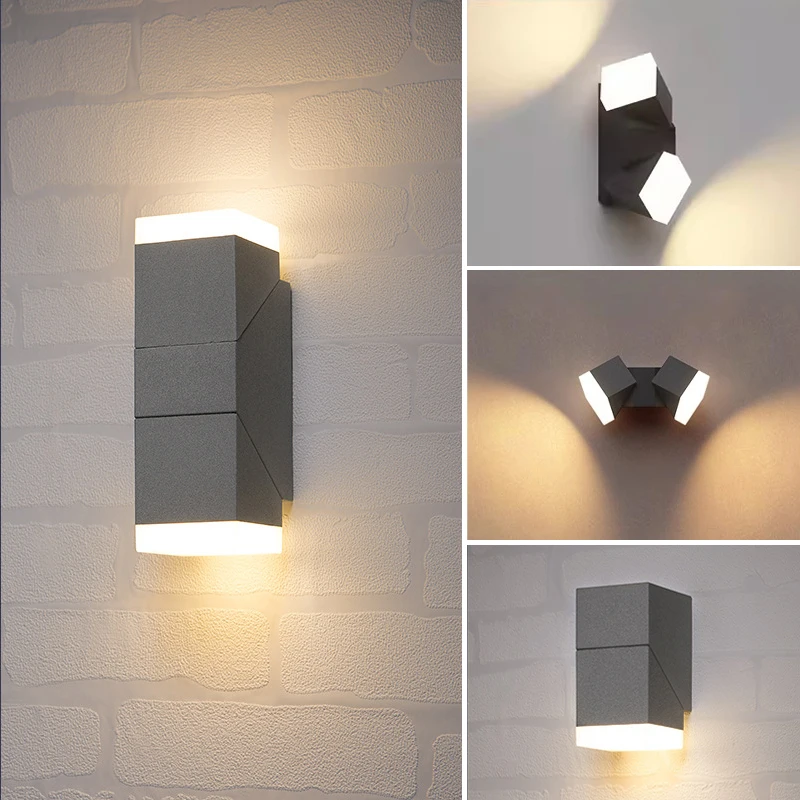 Outdoor Waterproof Led Wall Lamp Indoor Aisle Bedroom Living Room Adjustable Angle Aluminum Wall Lamp Balcony Porch Garden Lamp
Outdoor Waterproof Led Wall Lamp Indoor Aisle Bedroom Living Room Adjustable Angle Aluminum Wall Lamp Balcony Porch Garden Lamp