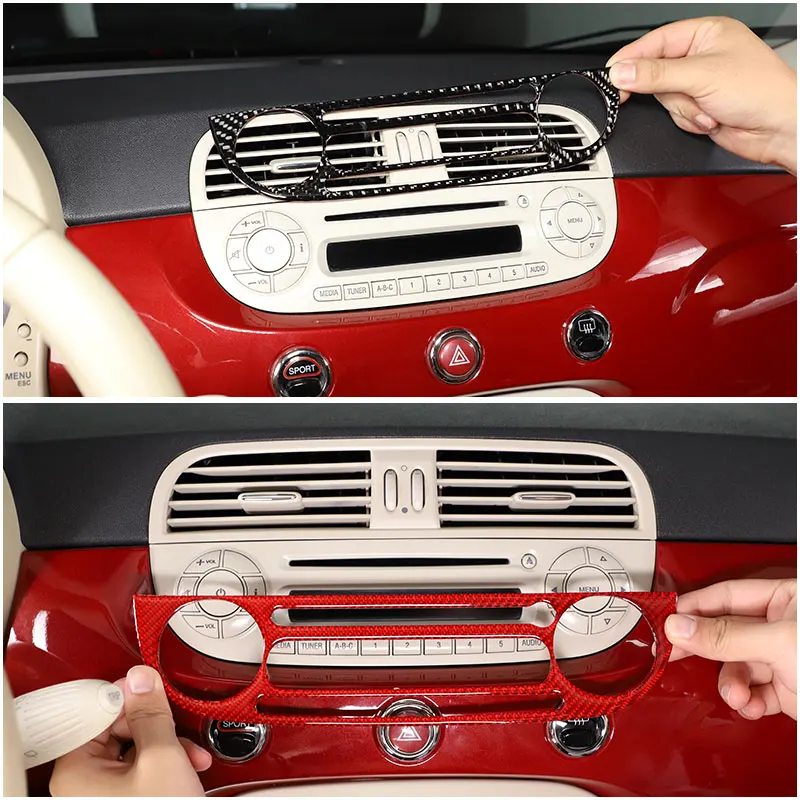 For Fiat 500 2011-2019 Soft Carbon Fiber Car Central Control CD Panel cover Trim Sticker Car Accessories LHD & RHD
For Fiat 500 2011-2019 Soft Carbon Fiber Car Central Control CD Panel cover Trim Sticker Car Accessories LHD & RHD