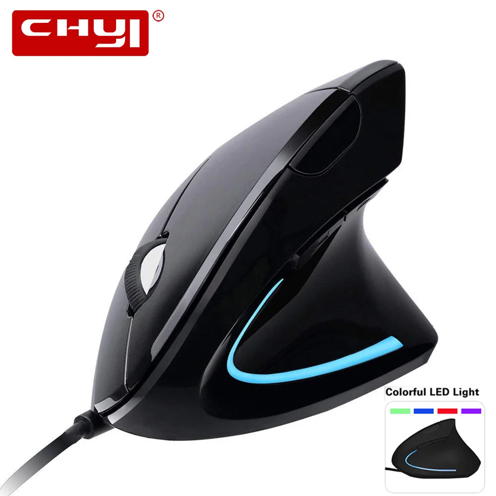 Wired Right Hand Vertical Mouse RGB 3200DPI Left Hand Mice USB Optical LED Ergonomic Gaming Mouse For Laptop PC Computer Office
Wired Right Hand Vertical Mouse RGB 3200DPI Left Hand Mice USB Optical LED Ergonomic Gaming Mouse For Laptop PC Computer Office