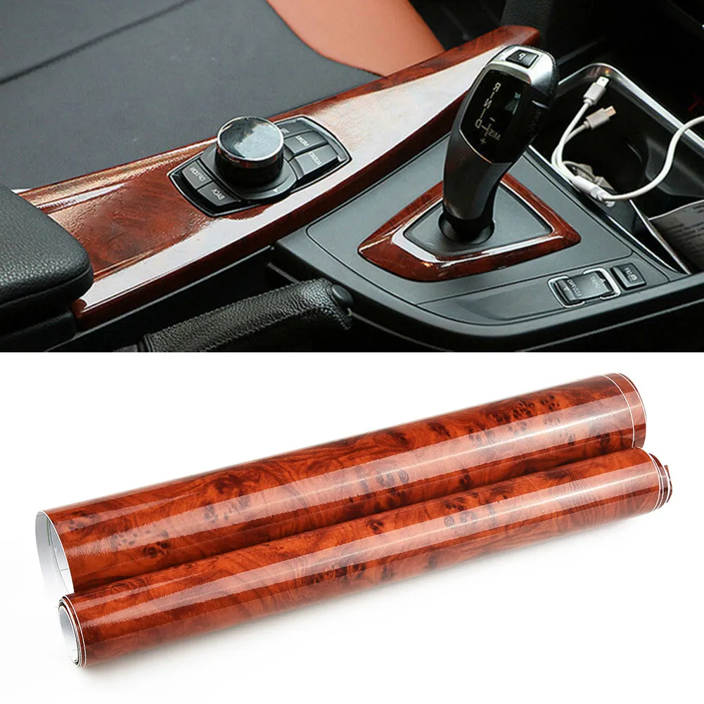 1 Roll Glossy Wood Grain Vinyl Sticker Decal Car Internal DIY Film 30x100cm Universal Automotive Interior Accessories
1 Roll Glossy Wood Grain Vinyl Sticker Decal Car Internal DIY Film 30x100cm Universal Automotive Interior Accessories