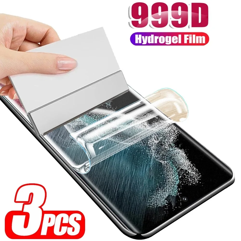 

3PCS Hydrogel Film For ZTE Axon 30 5G 30S 40SE 40 A41 Pro Ultra Blade V40s V41 Vita V40 Pro A52 Lite A72 4G 5G Screen Protector