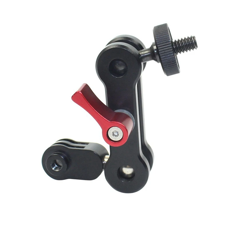 1 Piece Sports Camera Accessories Camera Arms Metal Adapters 360 Degree Swivel Photo Stands Black&Red
1 Piece Sports Camera Accessories Camera Arms Metal Adapters 360 Degree Swivel Photo Stands Black&Red