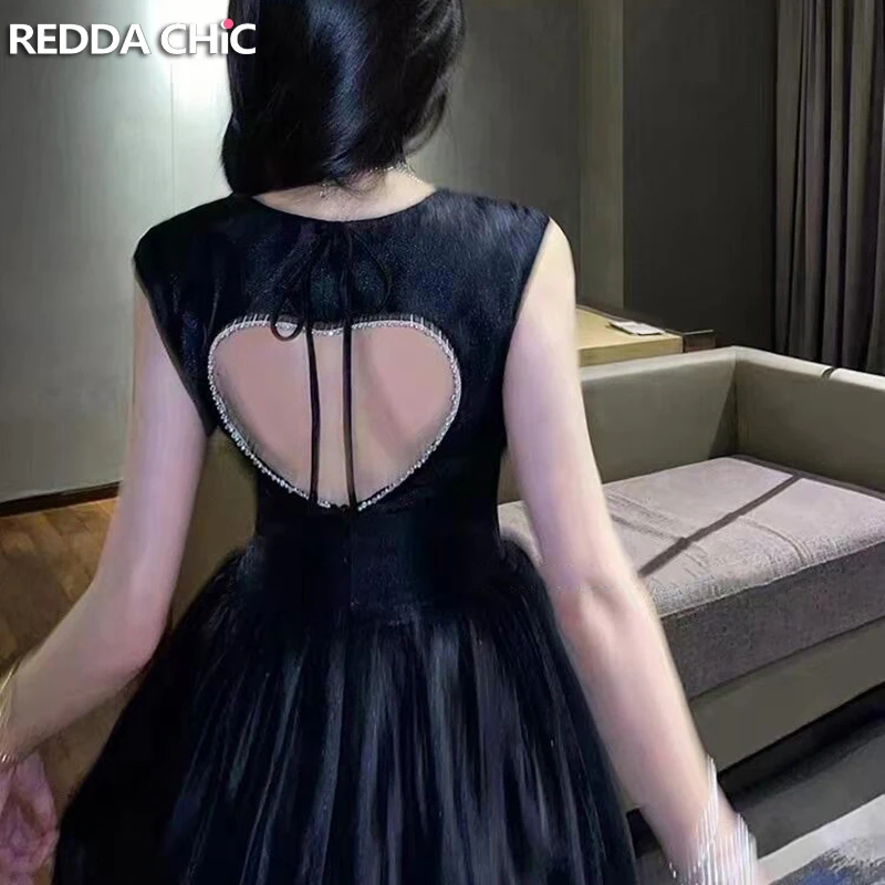 Женское платье принцессы REDDACHiC, однотонное черное платье с открытой спиной, оборками и вырезом в форме сердца, платье-мини в ретро стиле
Женское платье принцессы REDDACHiC, однотонное черное платье с открытой спиной, оборками и вырезом в форме сердца, платье-мини в ретро стиле