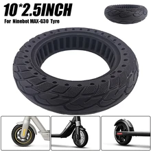 Solid Tire for 10*2.5-Inch Ninebot Max G30 Electric Scooter Anti-Shock Wear Resistant Rubber Tire Electric Scooter Replacement
Solid Tire for 10*2.5-Inch Ninebot Max G30 Electric Scooter Anti-Shock Wear Resistant Rubber Tire Electric Scooter Replacement