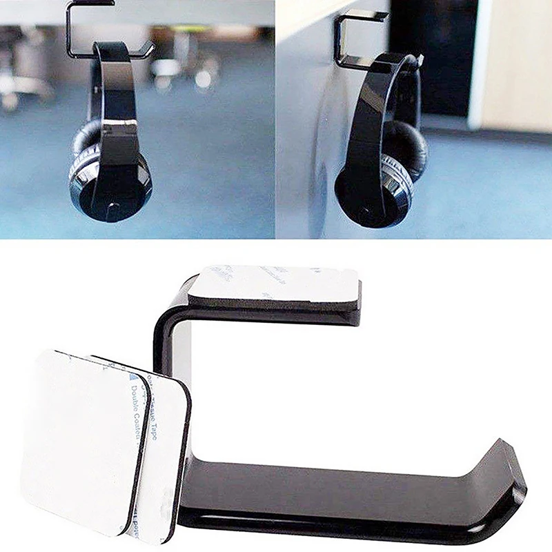Wall Mounted Headset Hanger Holder Stand Under Desk Hook Earphones Display Stand Holder Sticky Acrylic Headphone Bracket 
Wall Mounted Headset Hanger Holder Stand Under Desk Hook Earphones Display Stand Holder Sticky Acrylic Headphone Bracket