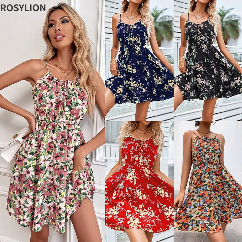 Girls Summer Fashion Flower Printed Strap Slip Dress Sleeveless Elastic High Waisted Short Dress Women Sexy Floral Dresses Xxl
Girls Summer Fashion Flower Printed Strap Slip Dress Sleeveless Elastic High Waisted Short Dress Women Sexy Floral Dresses Xxl