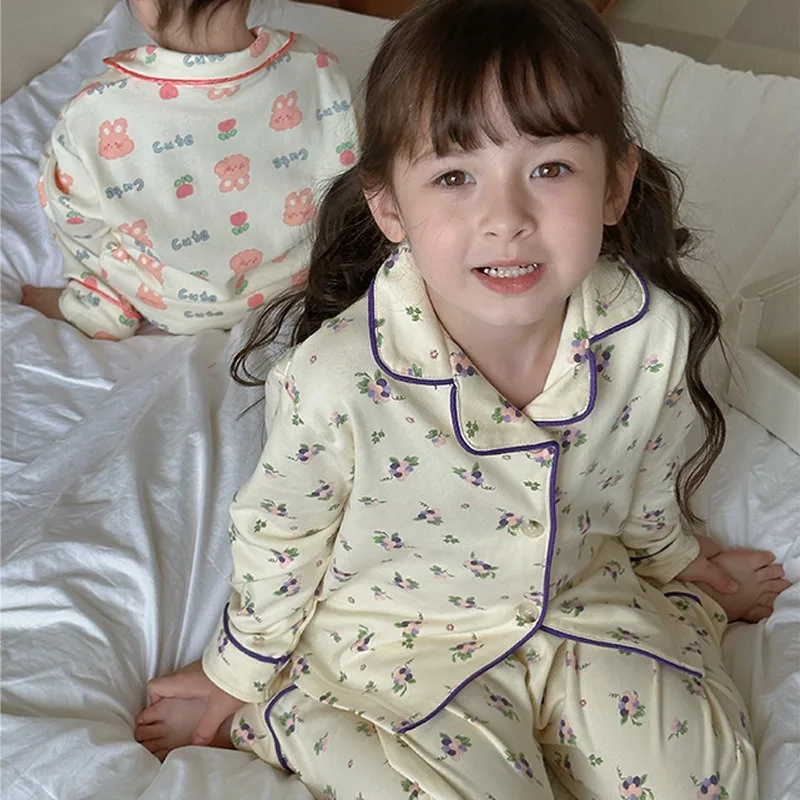 New Boys Girls Spring Autumn Two Piece Sets Pajamas Cartoon Loose Sweet Lovely Intdoor Soft Fashion
New Boys Girls Spring Autumn Two Piece Sets Pajamas Cartoon Loose Sweet Lovely Intdoor Soft Fashion