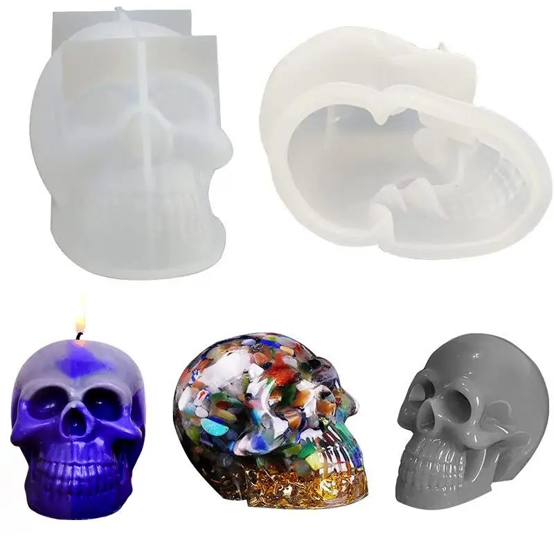 3D Christmas Skull Head Silicone Mold Epoxy DIY Handmade Candle Making Soap Tools Sculpture for Bar Party Home Decoration Mould
3D Christmas Skull Head Silicone Mold Epoxy DIY Handmade Candle Making Soap Tools Sculpture for Bar Party Home Decoration Mould
